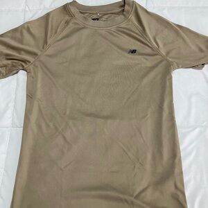 New Balance Kid’s  Beige Crew Neck T-Shirt